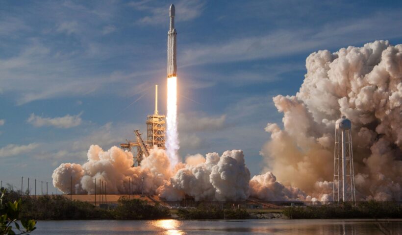 Image of rocket launching